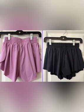 2 Pairs of Girls Suzette Collection “Fly Away” Shorts, Size Large (12/14)